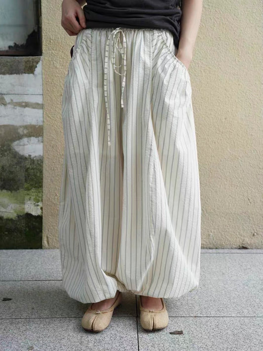 <Another i.> Striped Wide-Leg Pants