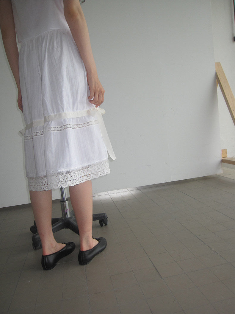 <cheap art label> Lace Cropped Pants