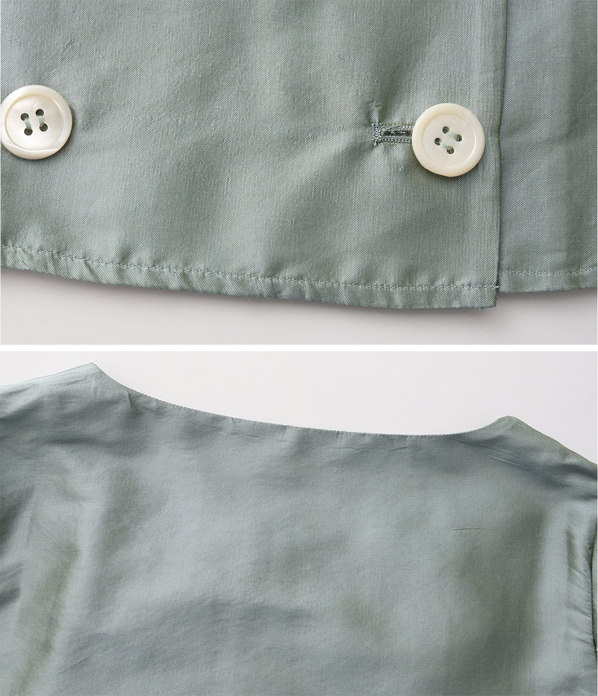 <cheap art label> Double-Breasted Silk Top