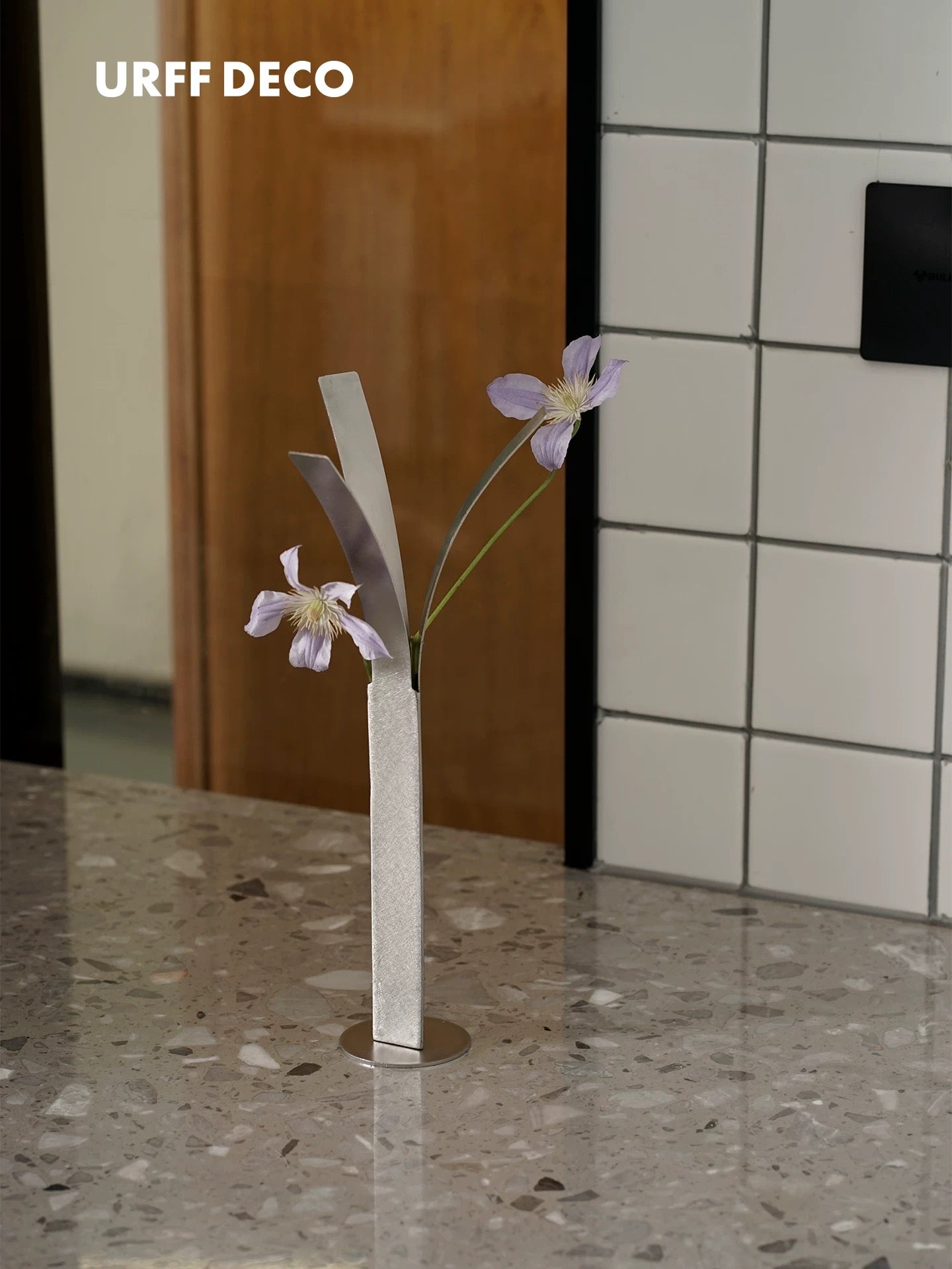 【URFF DECO】ステンレス花器