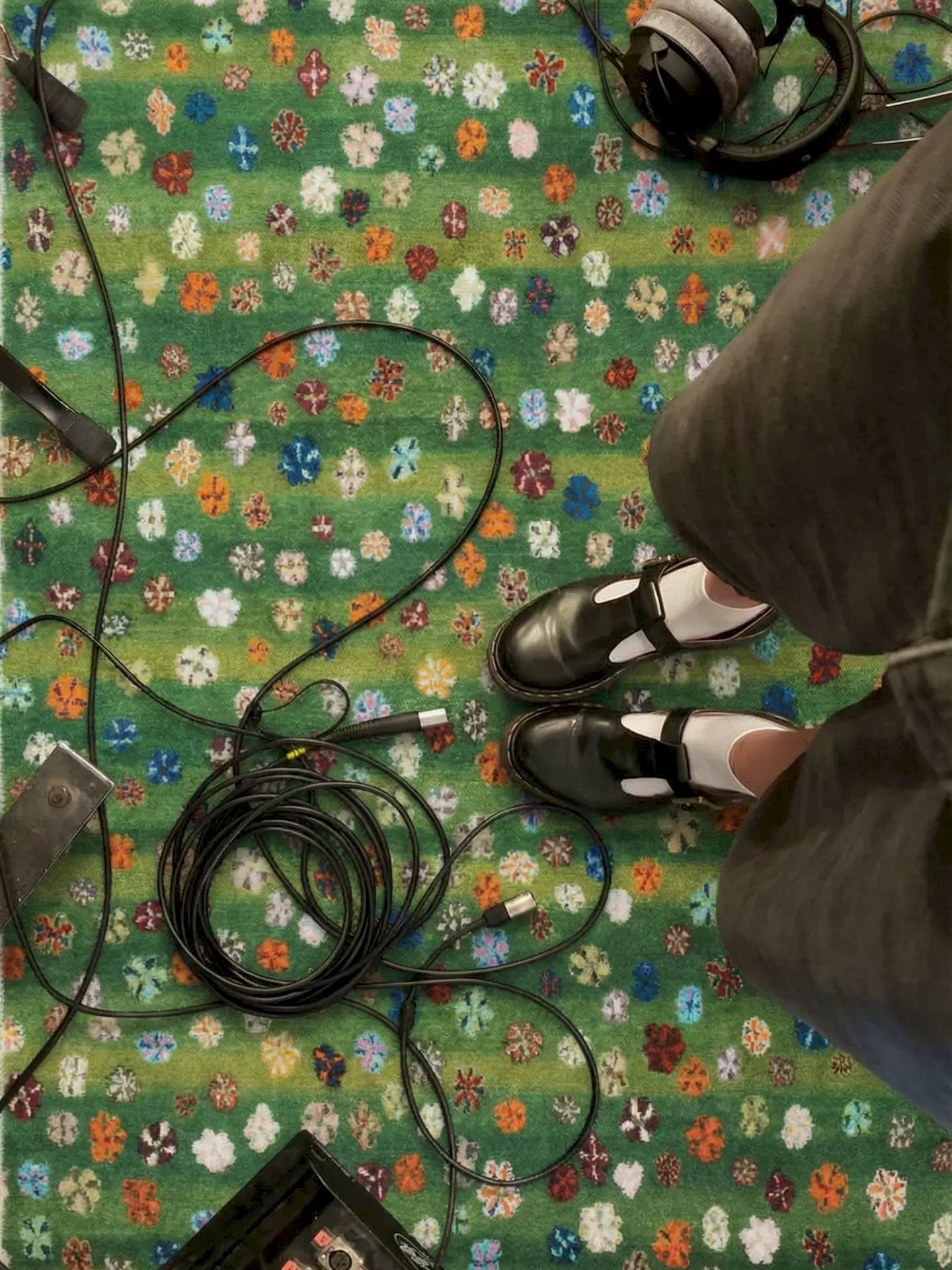 【TRIPPY】小花柄ラグ