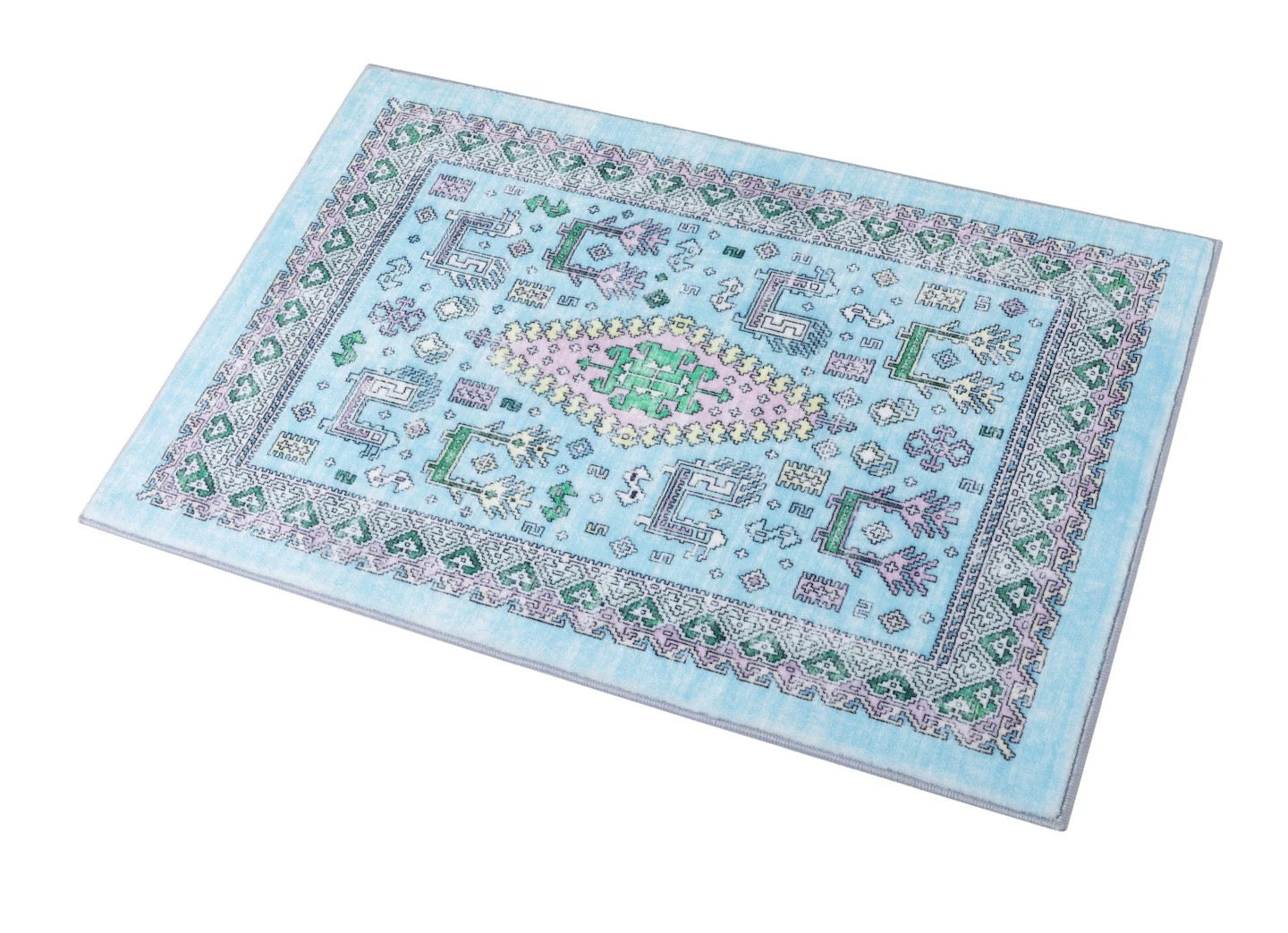 【TRIPPY】ブルーアートラグ