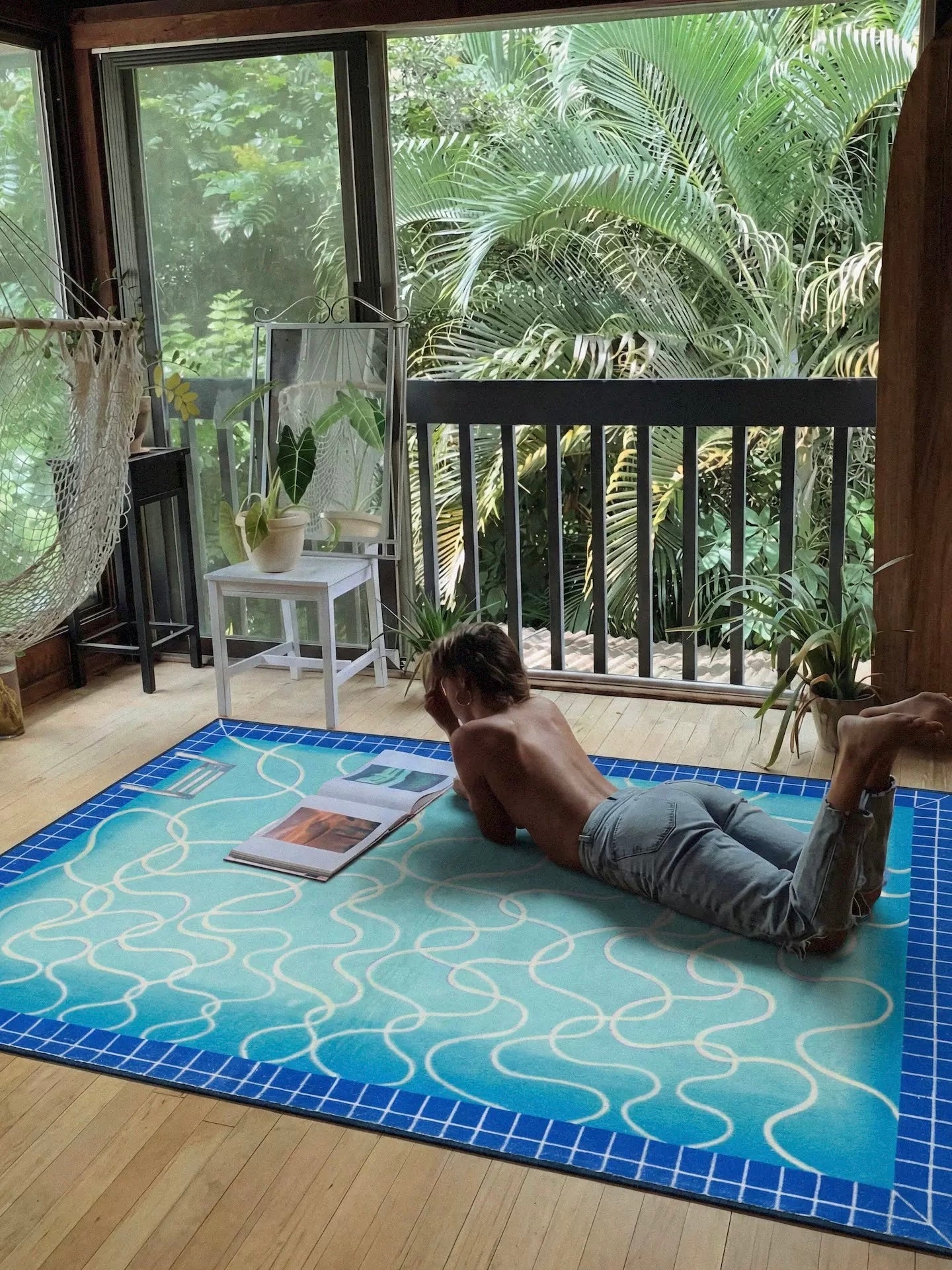 【TRIPPY】水紋ラグ / マット