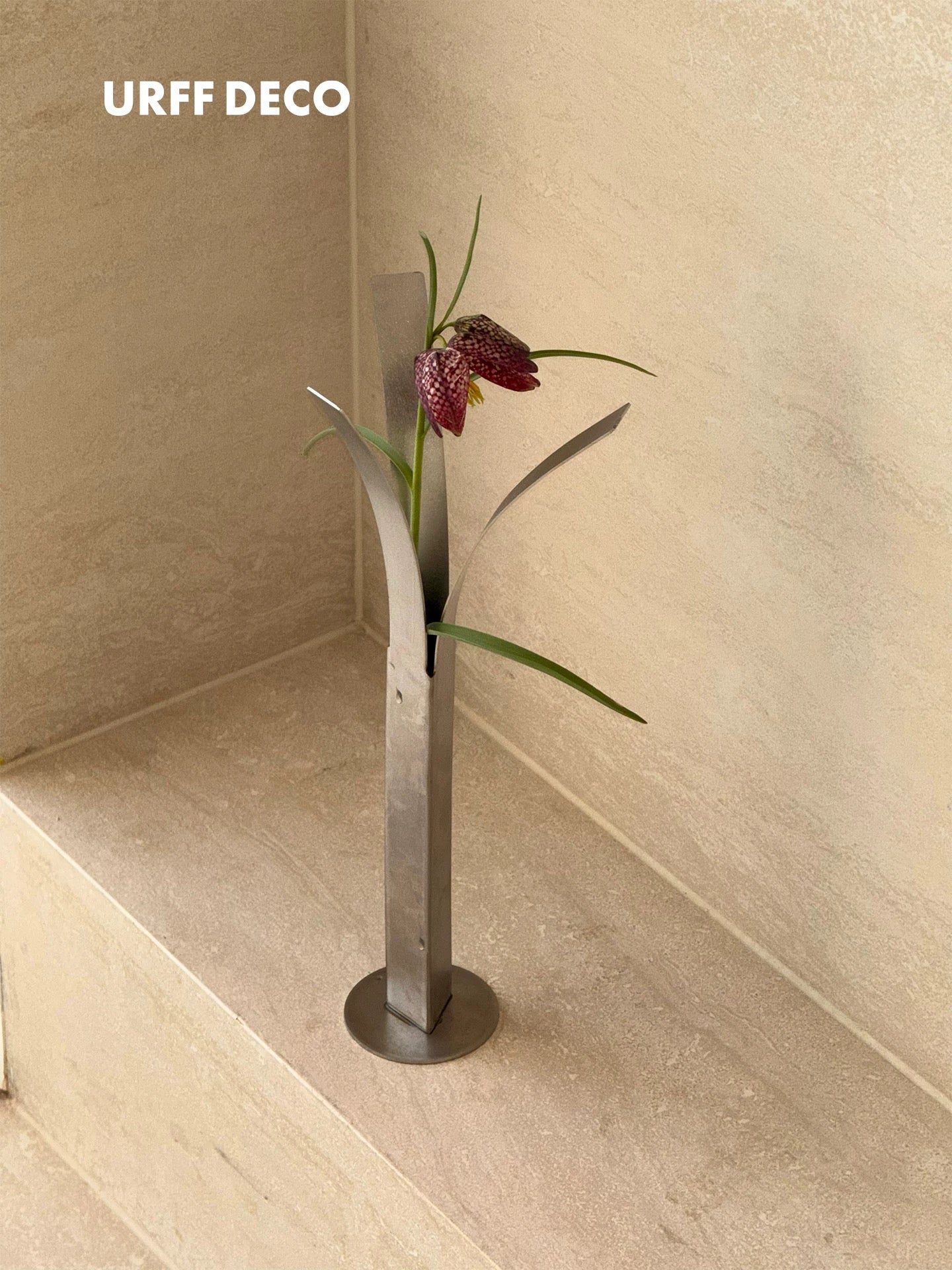 【URFF DECO】ステンレス花器