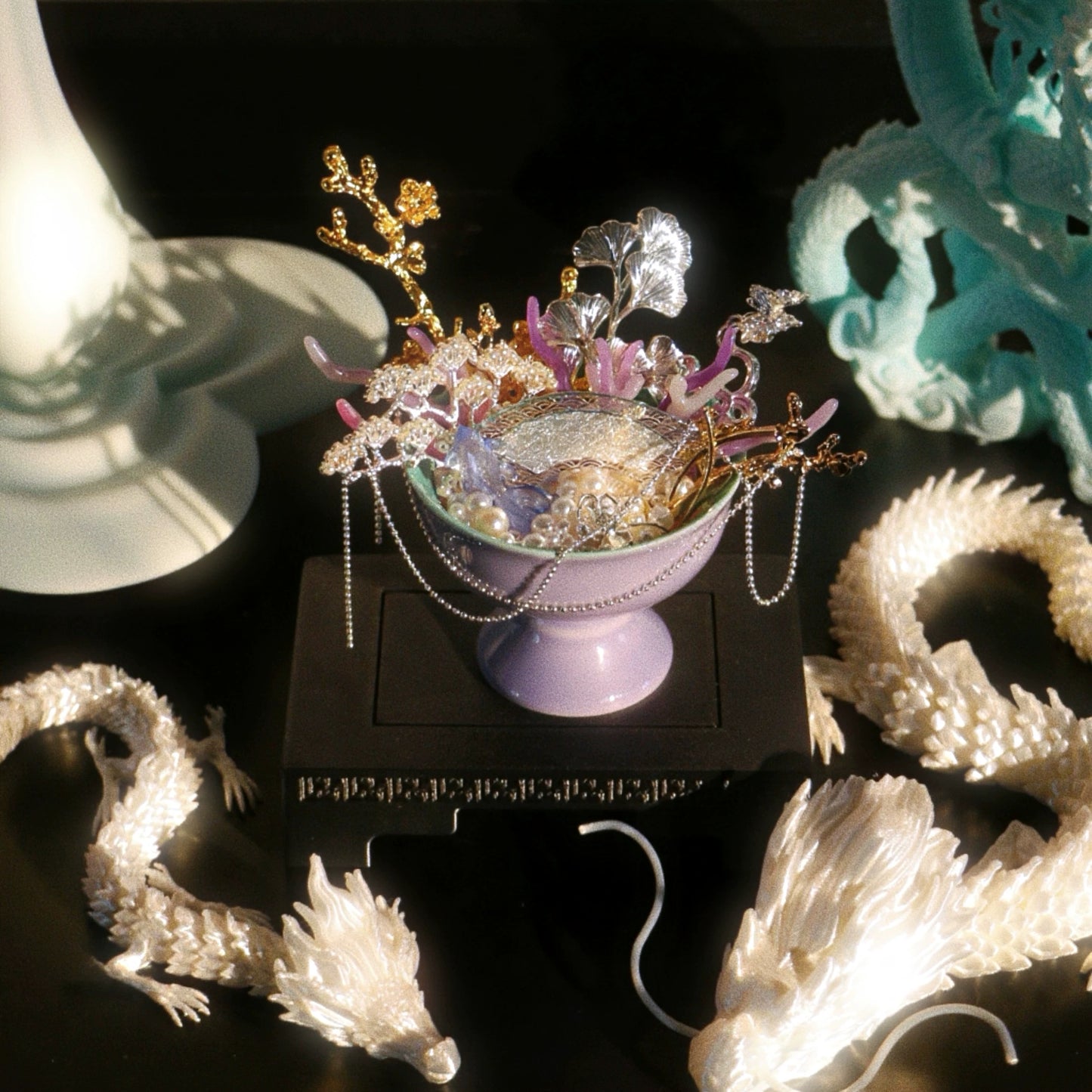 【Piloud】中国風宝の盆（DIYの飾り物）