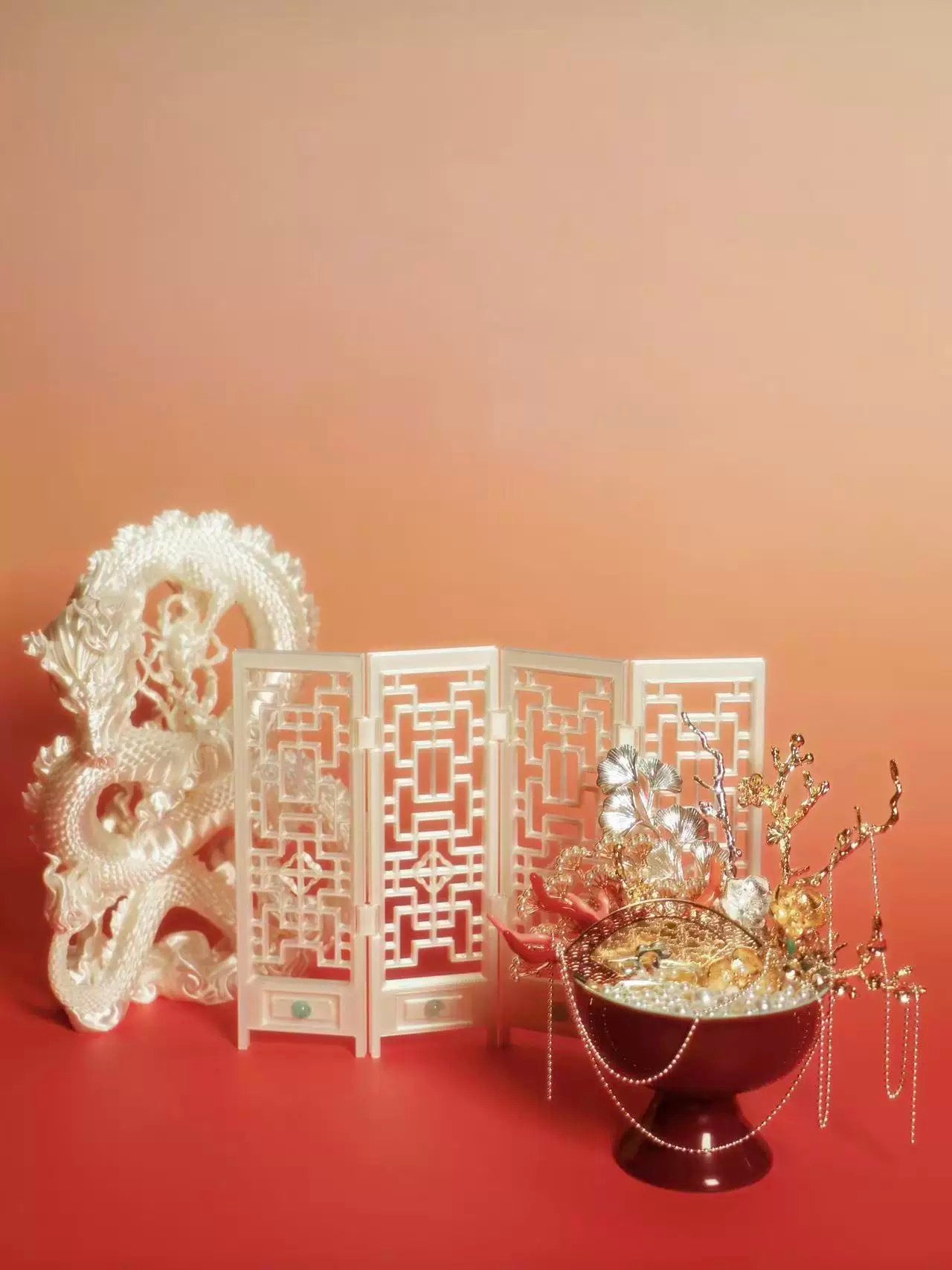 【Piloud】中国風卓上屏風