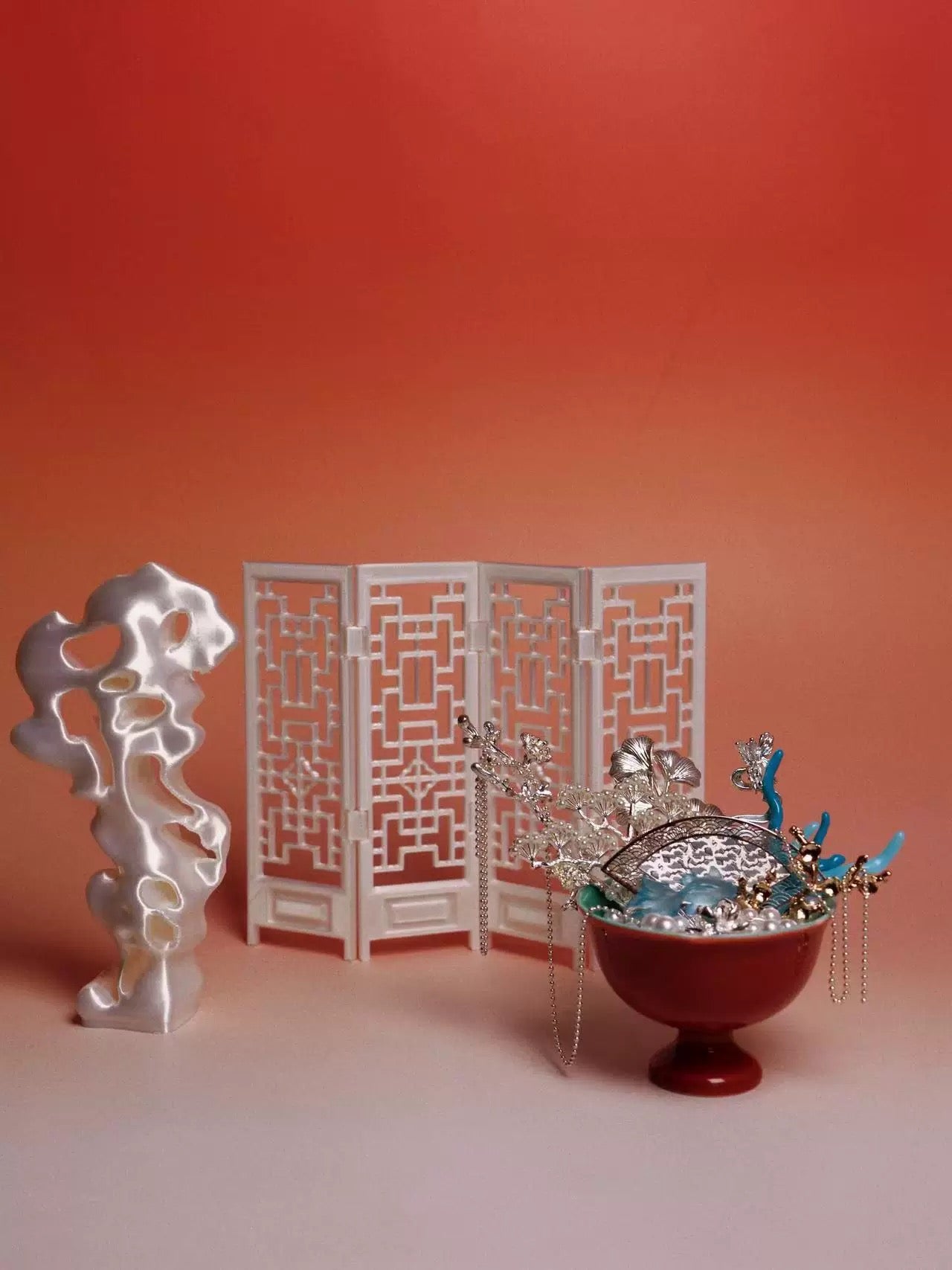 【Piloud】中国風卓上屏風