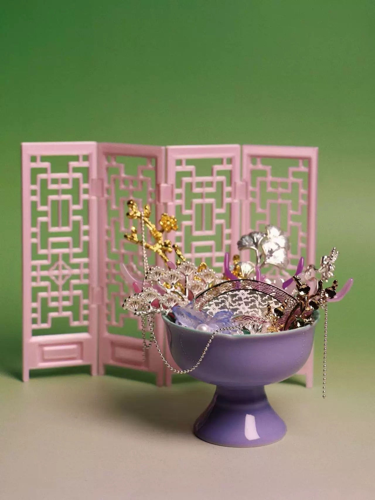 【Piloud】中国風卓上屏風