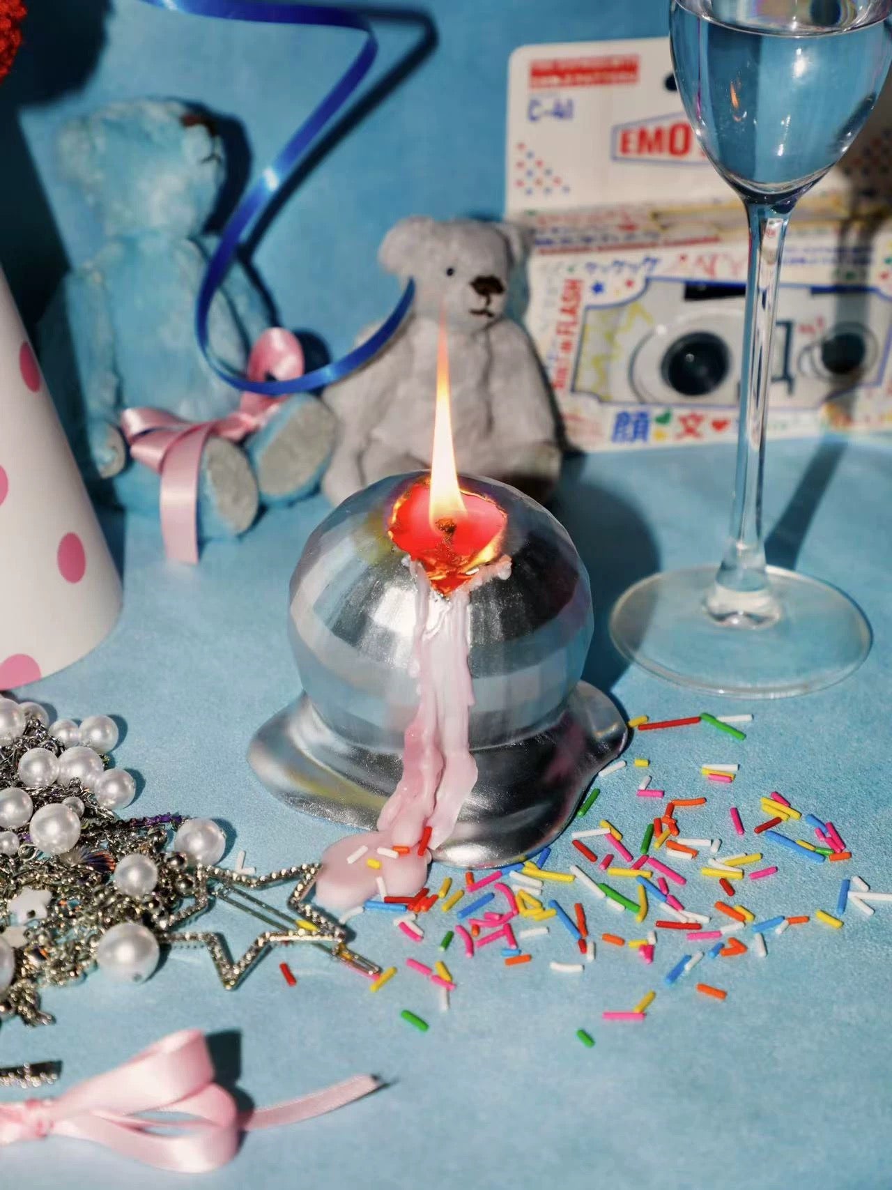 【LAB SUPERNOVA】ミラーボール アロマキャンドル