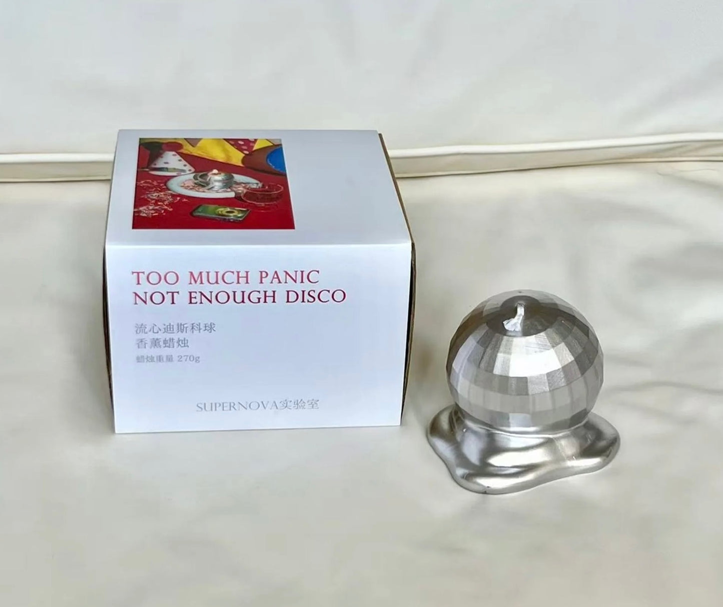 【LAB SUPERNOVA】ミラーボール アロマキャンドル