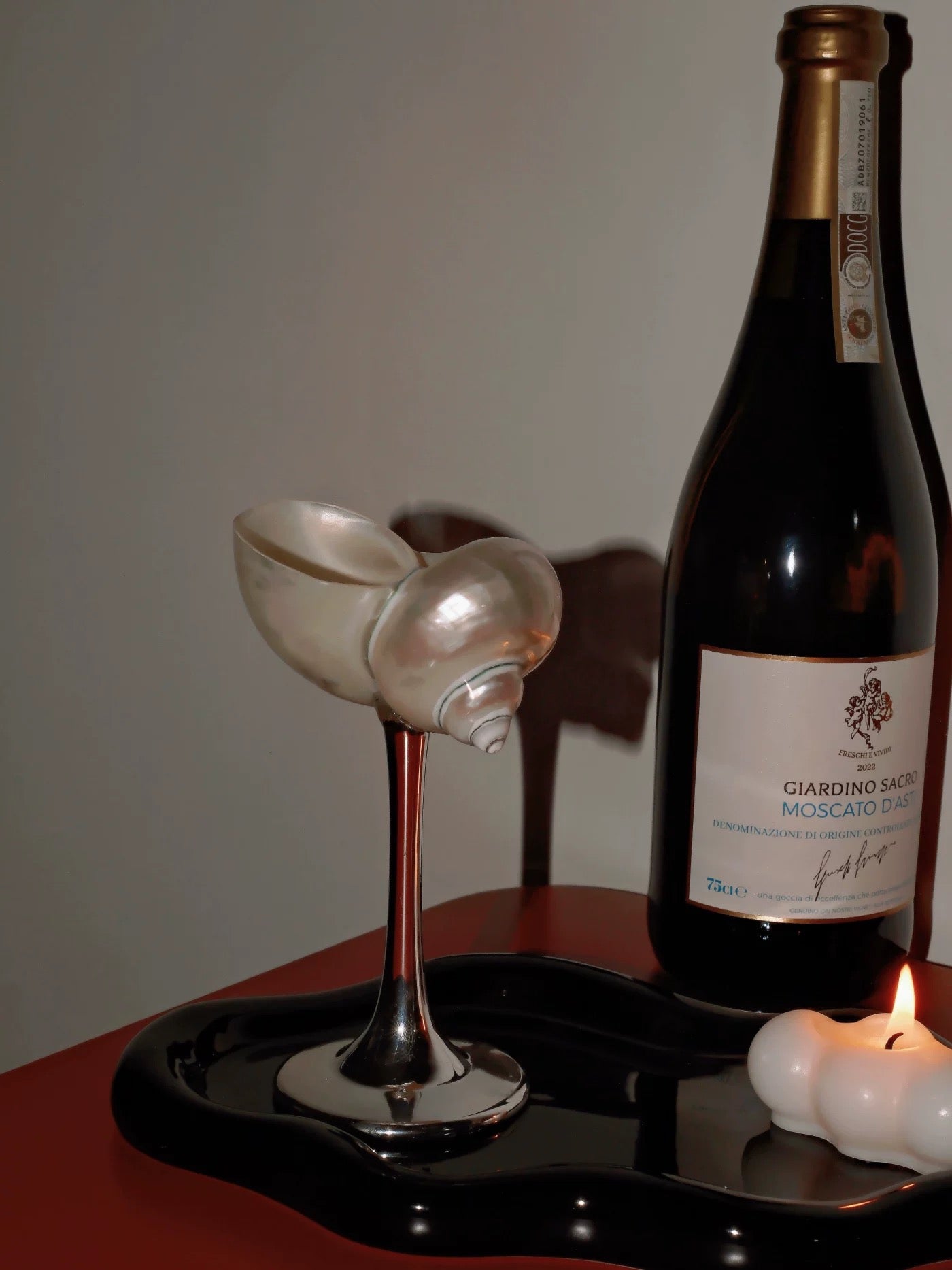 【IN Chaos】天然ホラガイ＆貝殻グラス