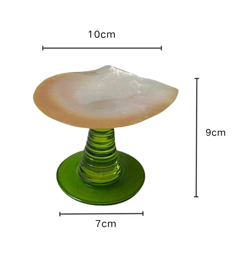 【IN Chaos】天然ホラガイ＆貝殻グラス