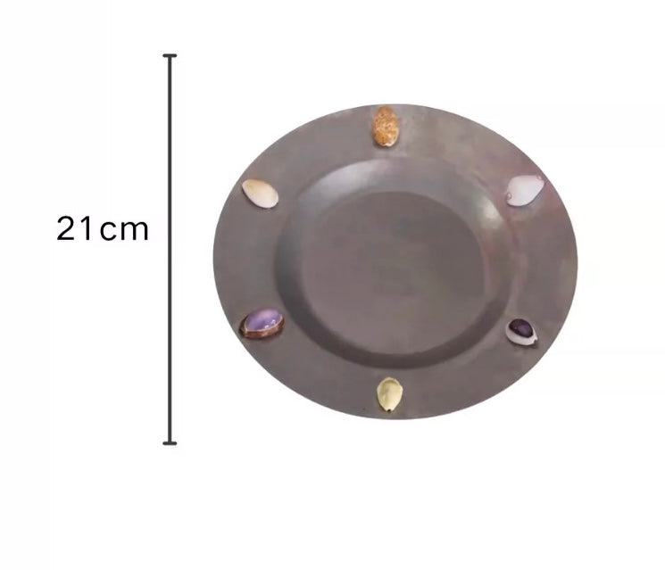 【IN Chaos】天然ホラガイ貼り付けプレート