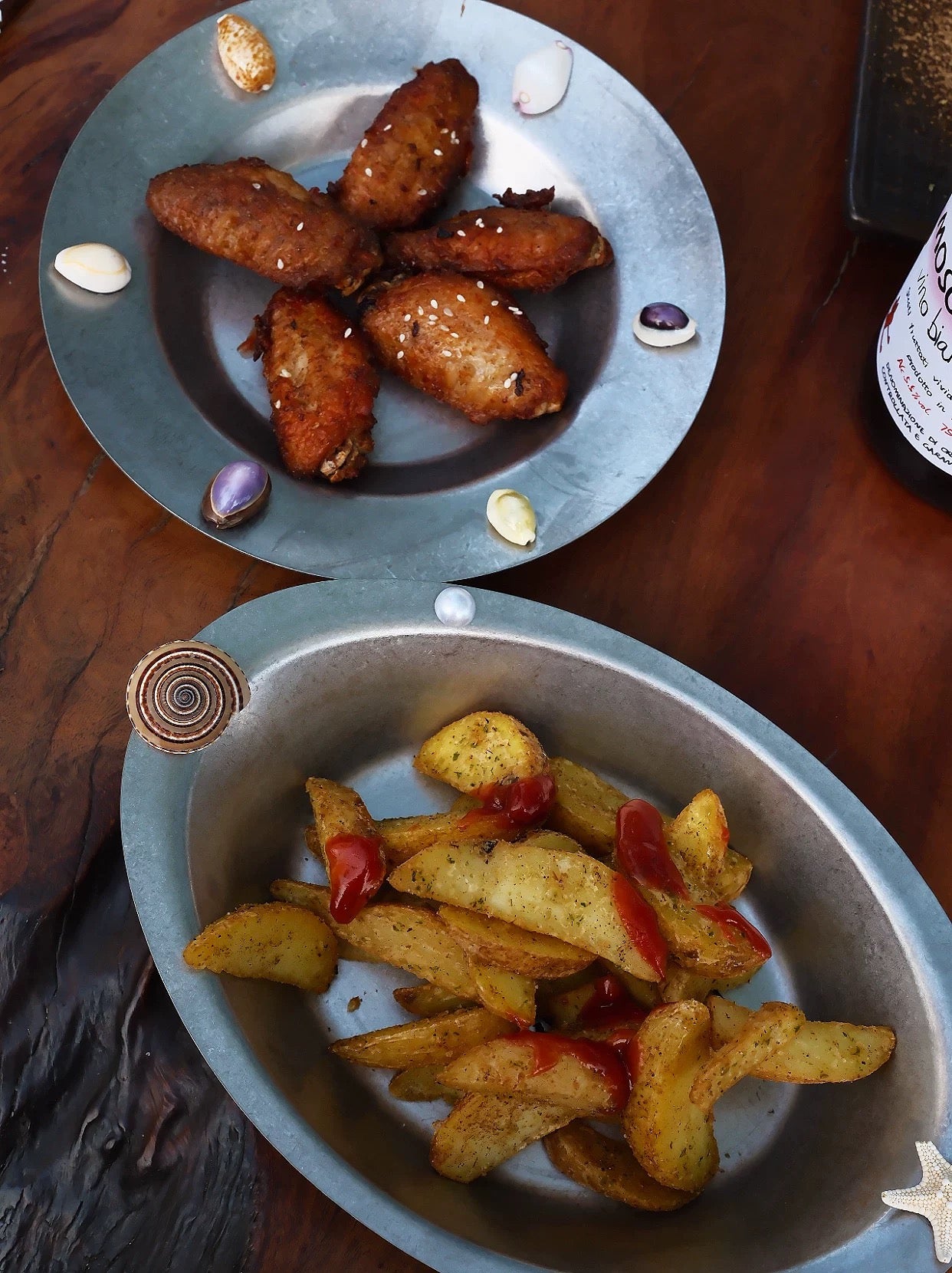 【IN Chaos】天然ホラガイ貼り付けプレート