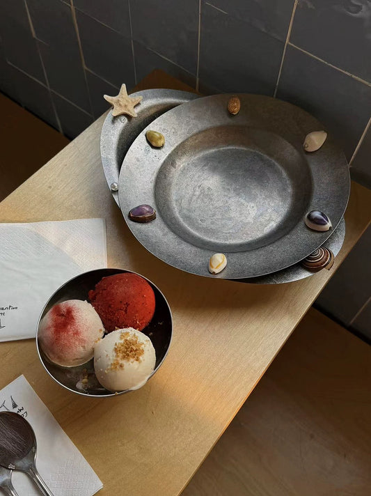 【IN Chaos】天然ホラガイ貼り付けプレート