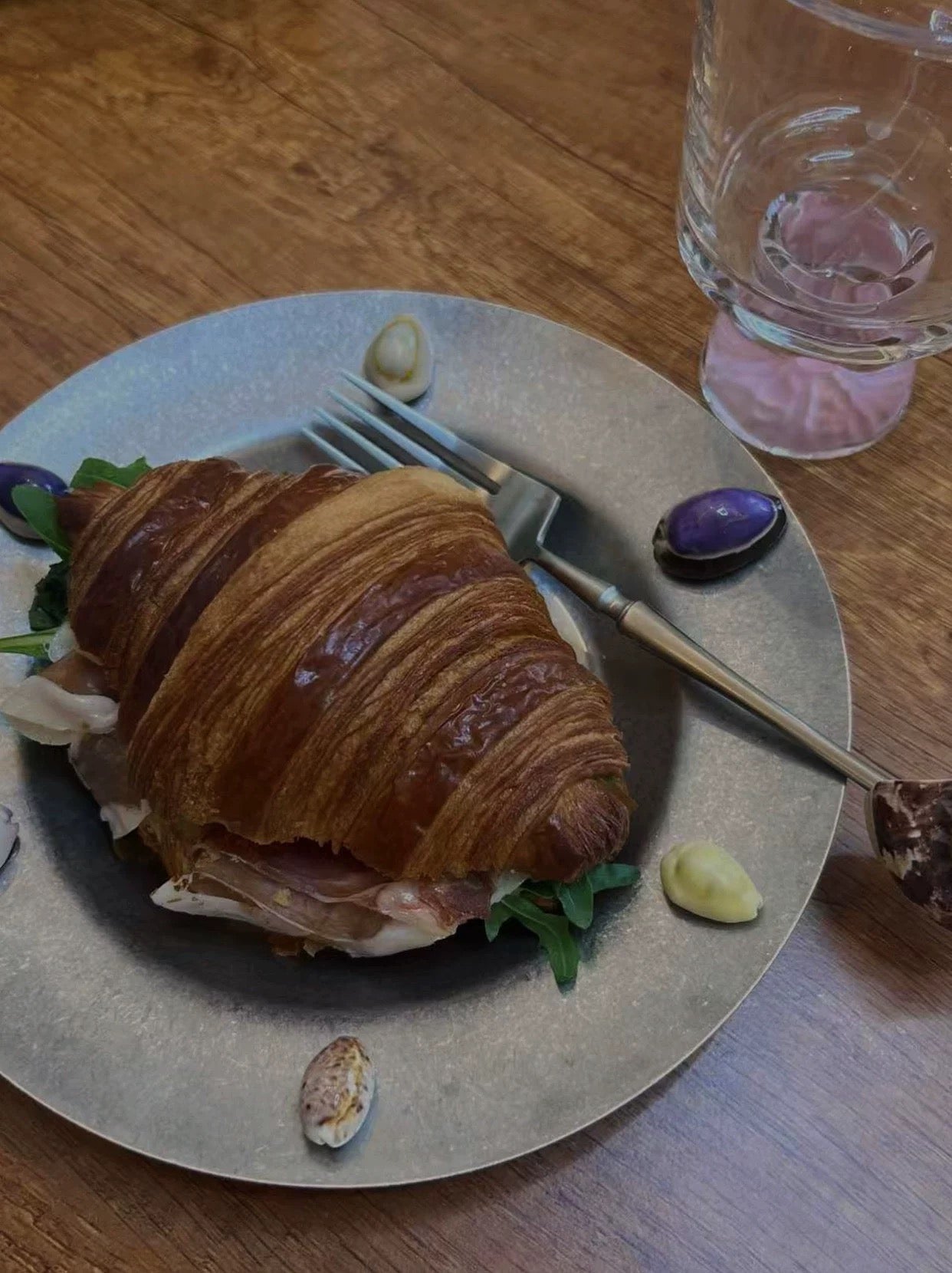 【IN Chaos】天然ホラガイ貼り付けプレート