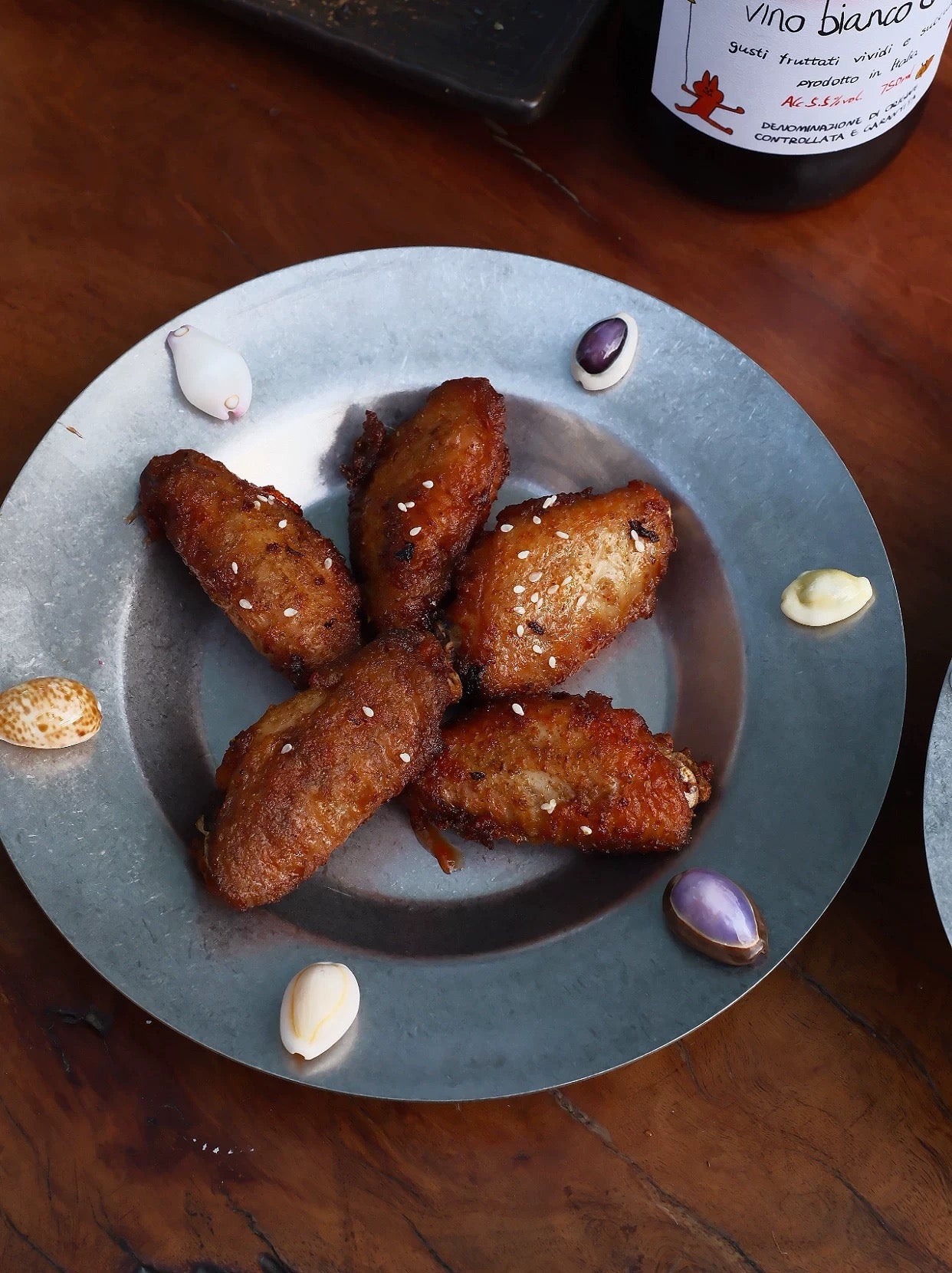 【IN Chaos】天然ホラガイ貼り付けプレート