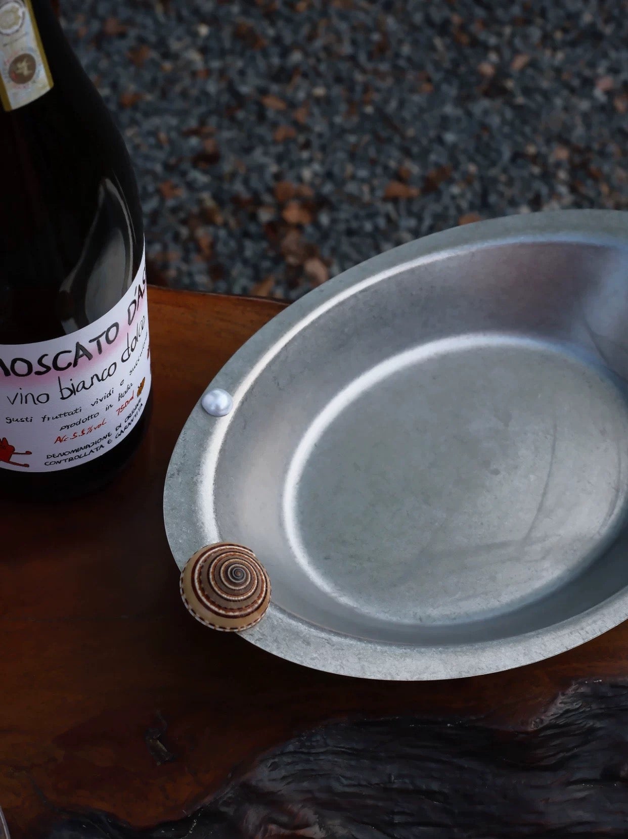 【IN Chaos】天然ホラガイ貼り付けプレート