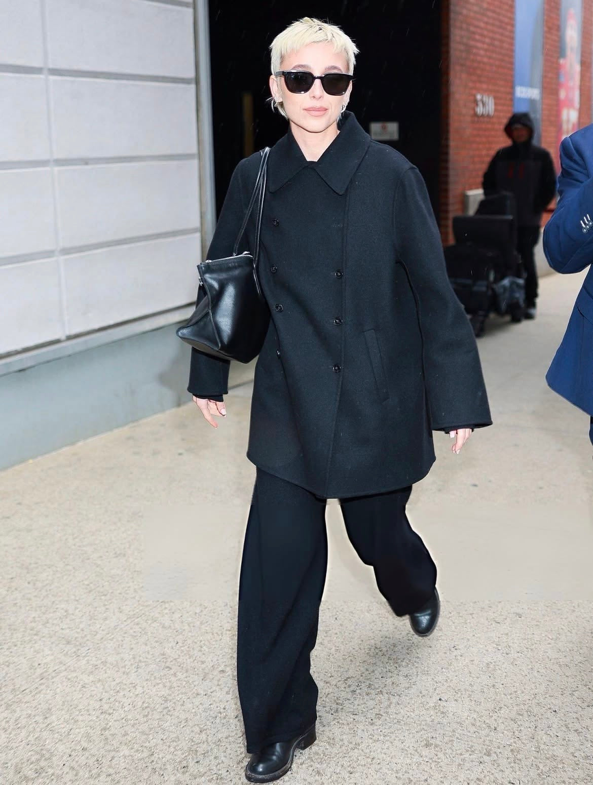 【seei】Stand Collar Mid-Length Trench Coat