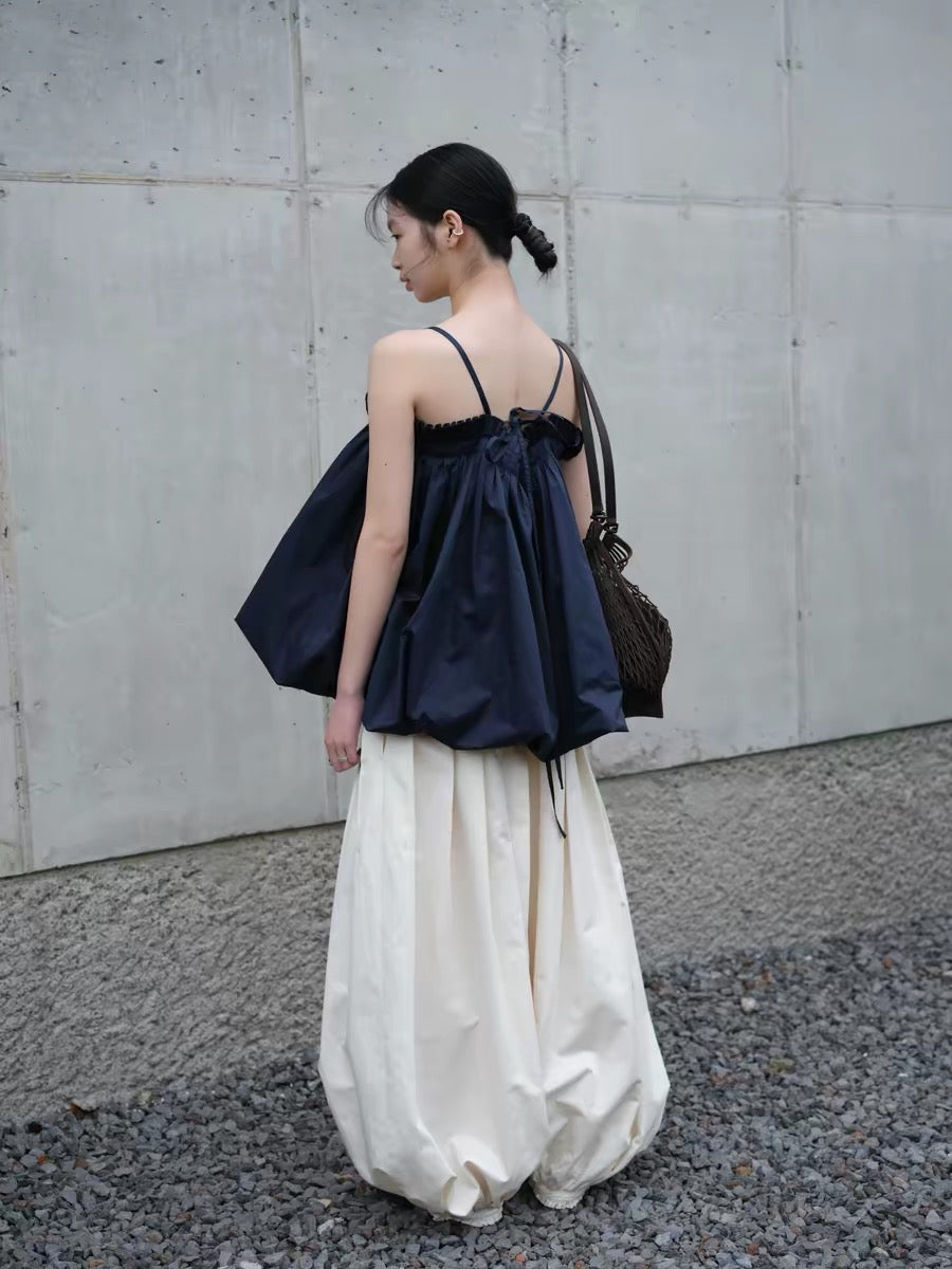 <sannai nut> Bubble Cami Top