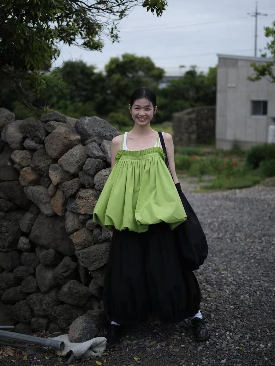 <sannai nut> Bubble Cami Top