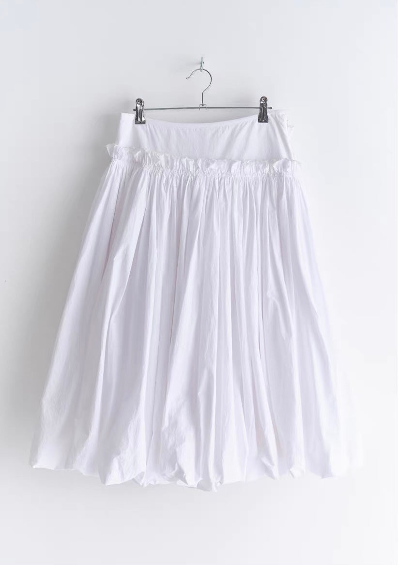 <sannai nut> Bubble Hem Skirt
