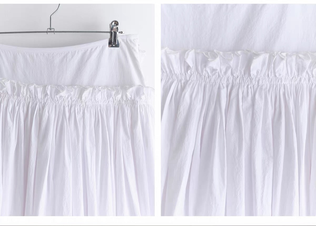 <sannai nut> Bubble Hem Skirt