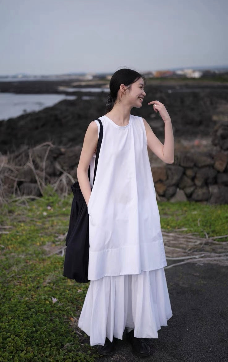 <sannai nut> Bubble Hem Skirt