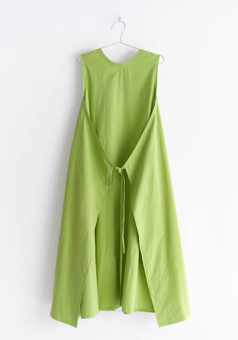 <sannai nut> Green Tank Dress