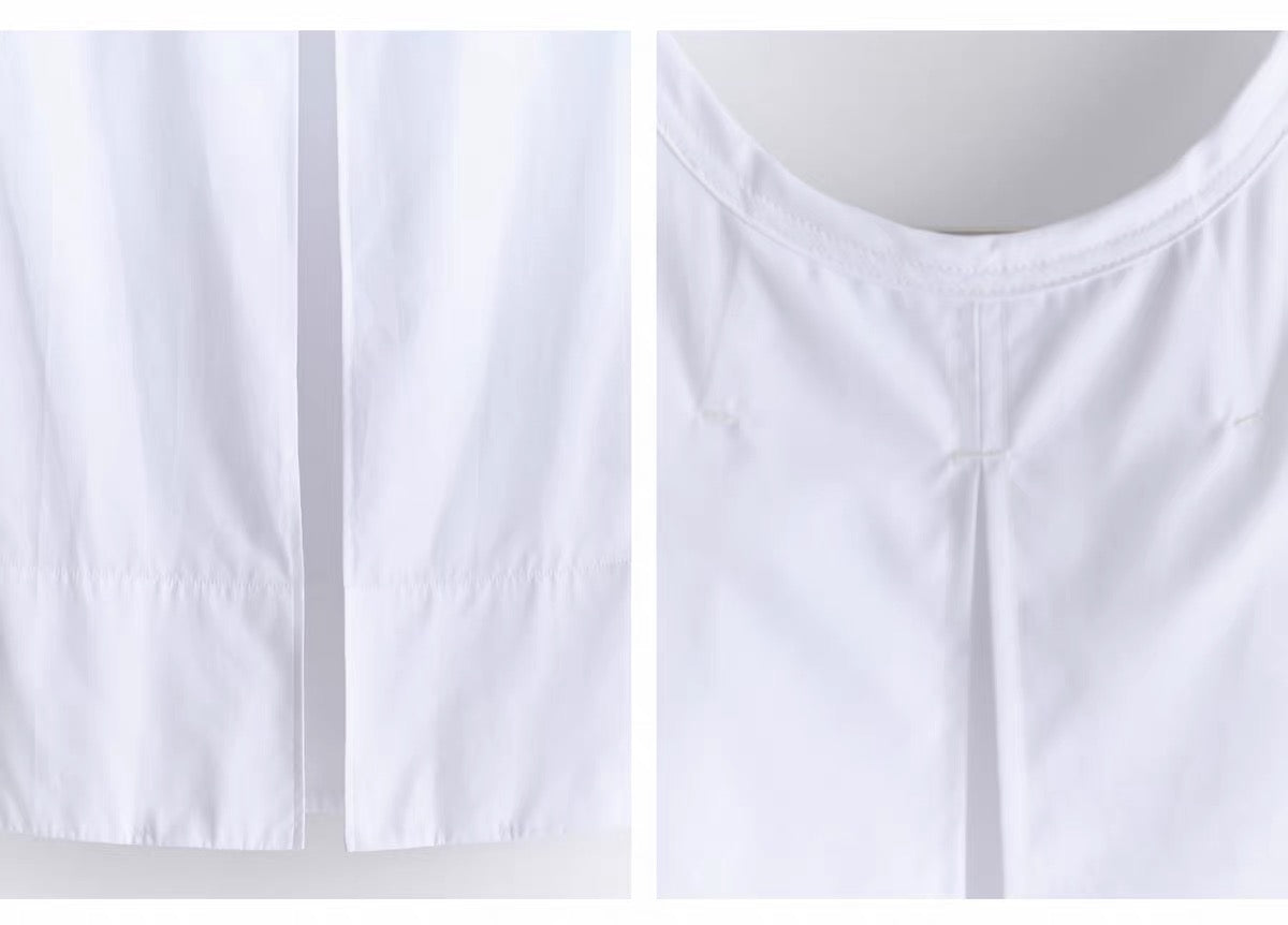 <sannai nut> Crew Neck Sleeveless Dress