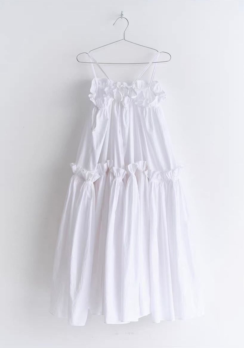 <sannai nut> Pleated Cami Dress