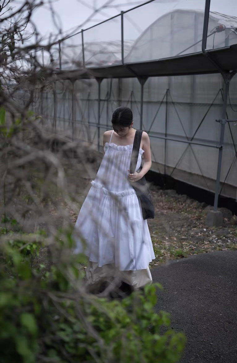 <sannai nut> Pleated Cami Dress