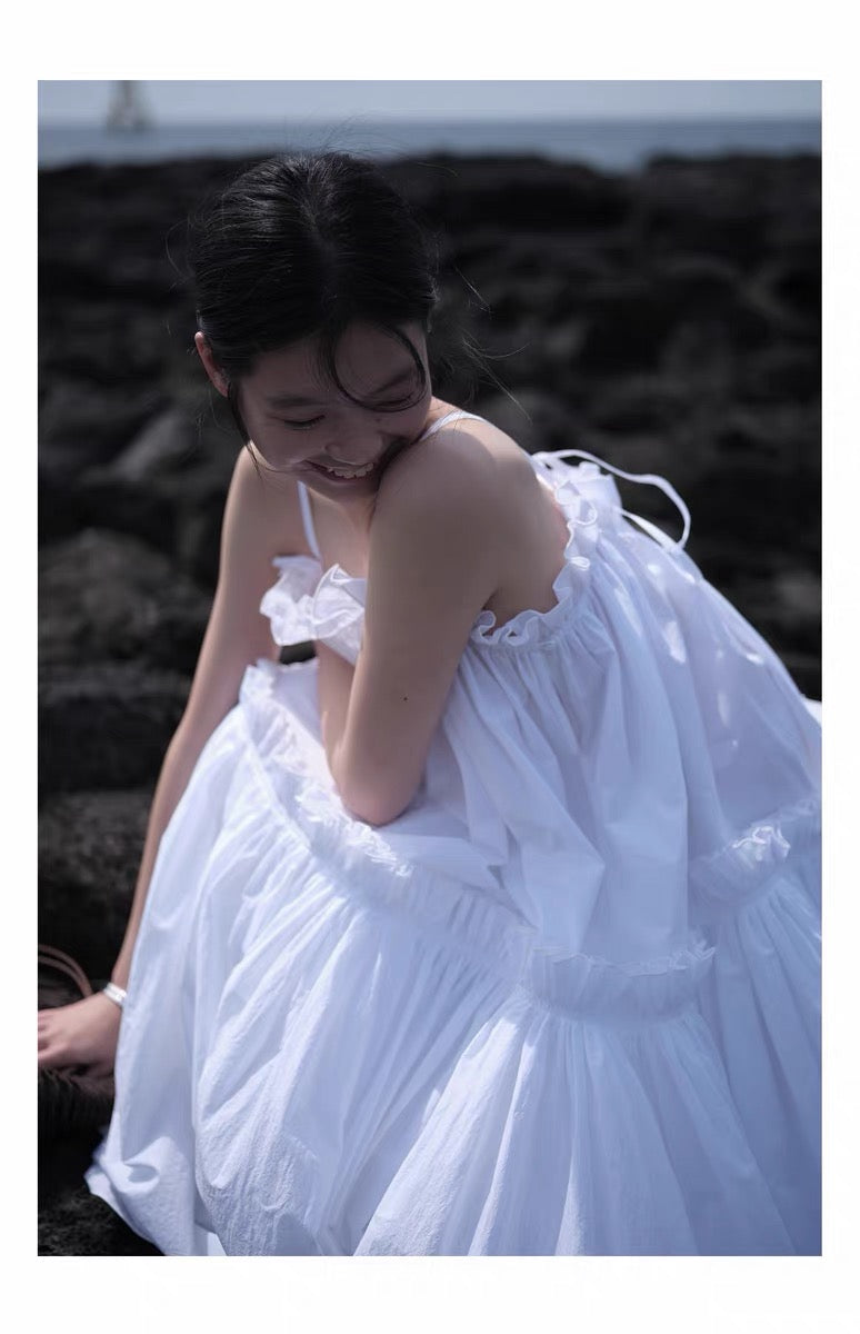 <sannai nut> Pleated Cami Dress