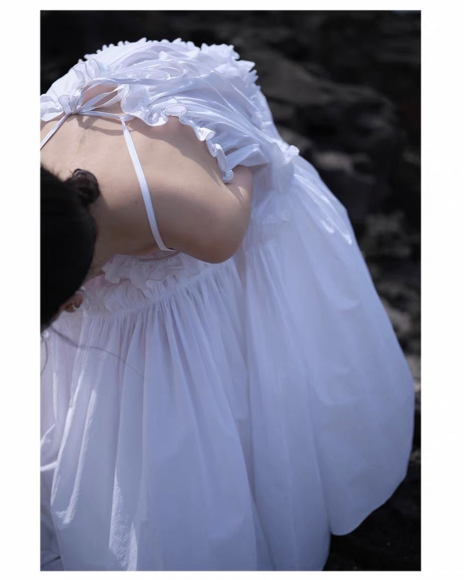 <sannai nut> Pleated Cami Dress