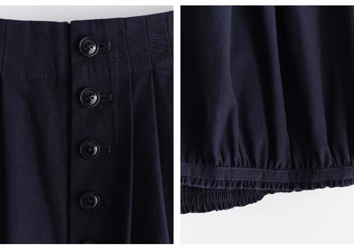 <sannai nut> Cropped Balloon Pants