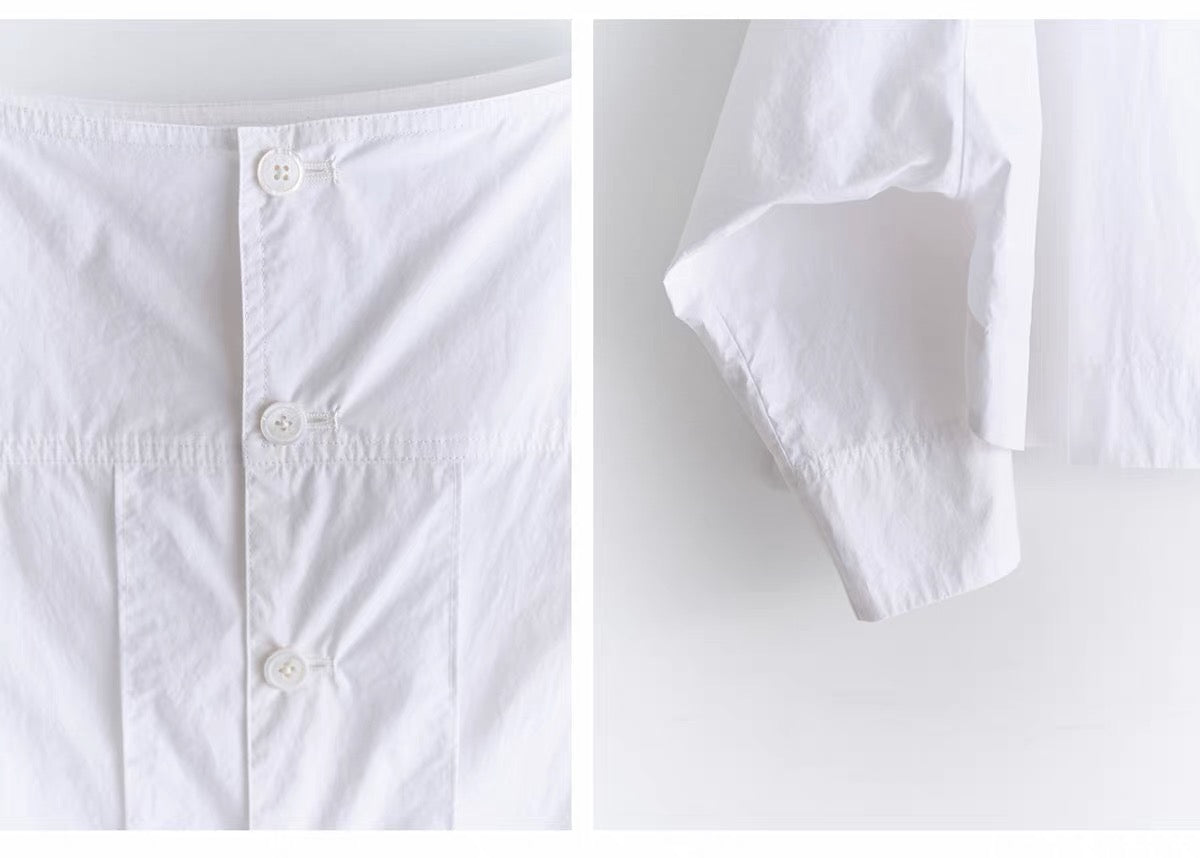 <sannai nut> Boat Neck Long-Sleeve Shirt