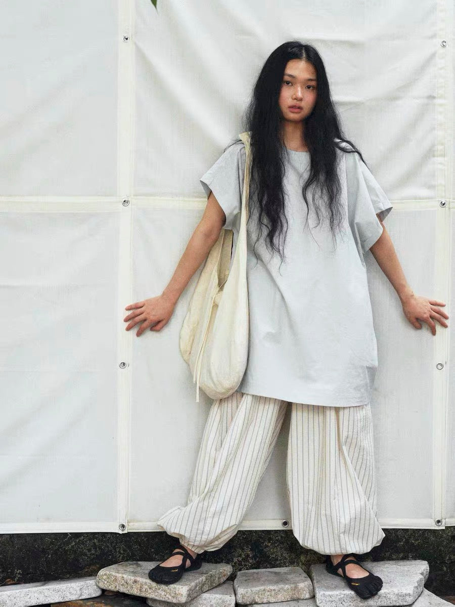 <Another i.> Oversized Longline T-Shirt