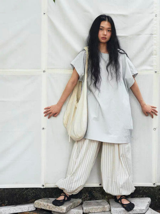 <Another i.> Oversized Longline T-Shirt