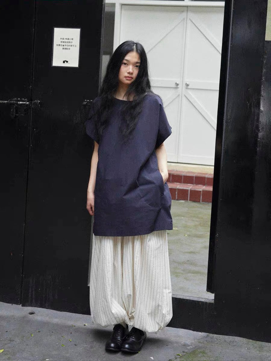 <Another i.> Oversized Longline T-Shirt