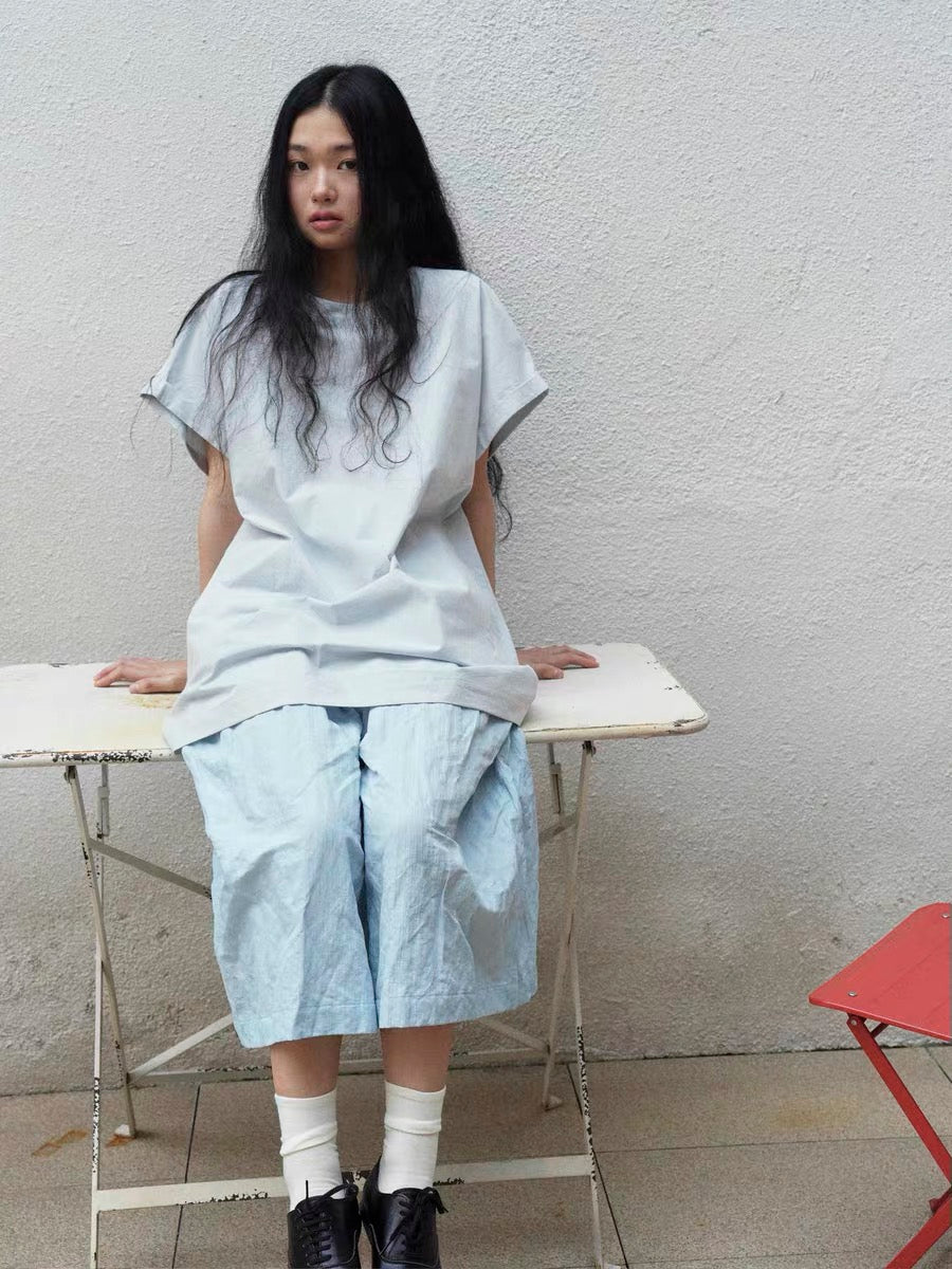 <Another i.> Oversized Longline T-Shirt