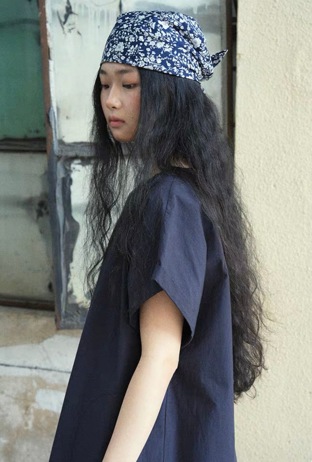 <Another i.> Oversized Longline T-Shirt