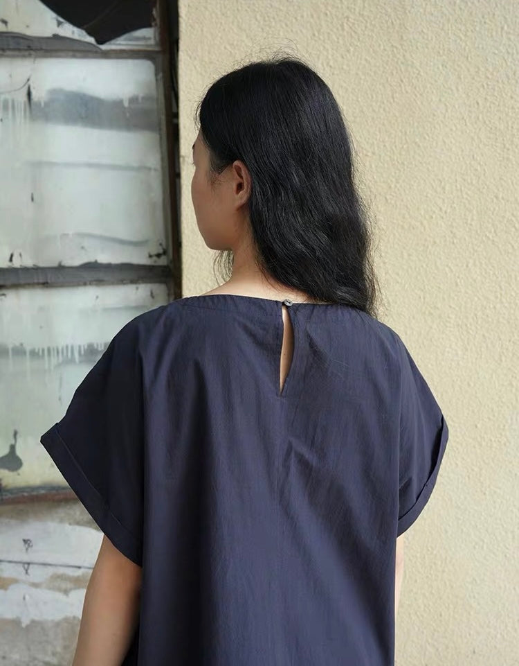 <Another i.> Oversized Longline T-Shirt