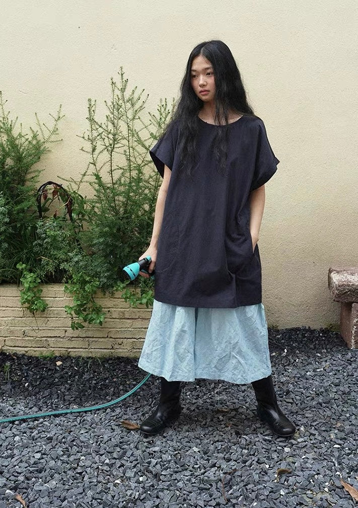 <Another i.> Oversized Longline T-Shirt