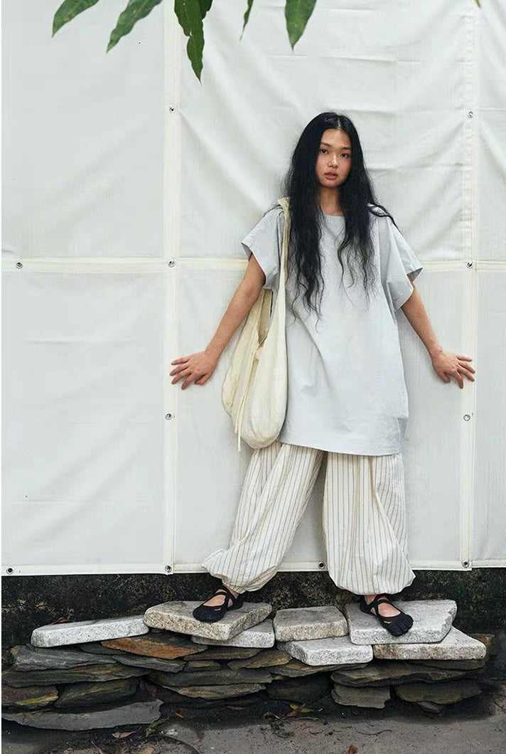 <Another i.> Oversized Longline T-Shirt