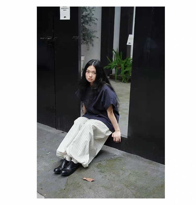 <Another i.> Oversized Longline T-Shirt