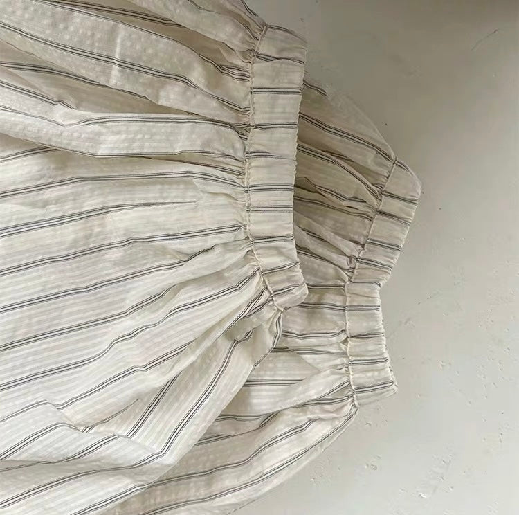 <Another i.> Striped Wide-Leg Pants