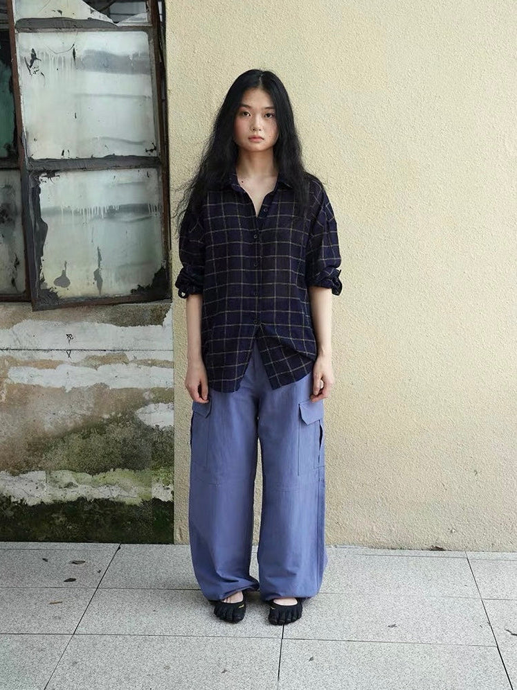 <Another i.> Drawstring Hem Cargo Pants