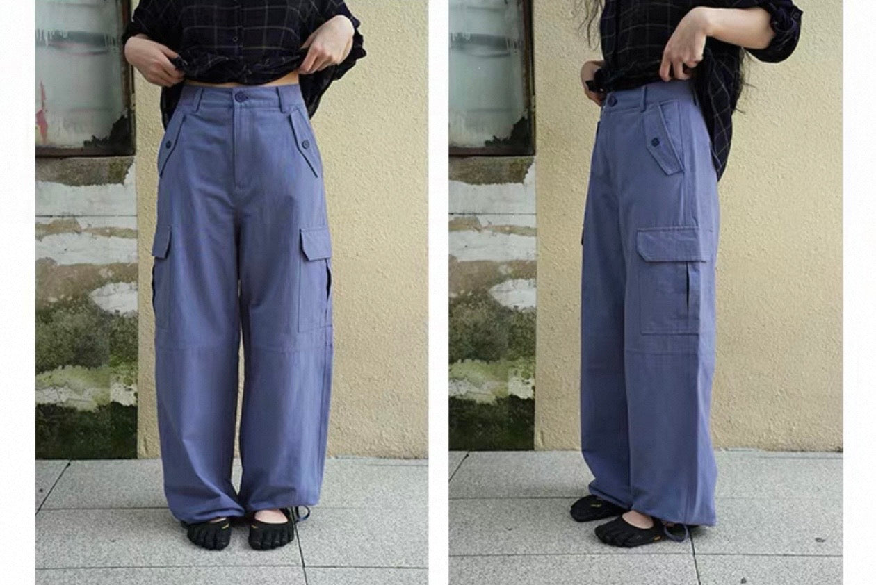 <Another i.> Drawstring Hem Cargo Pants