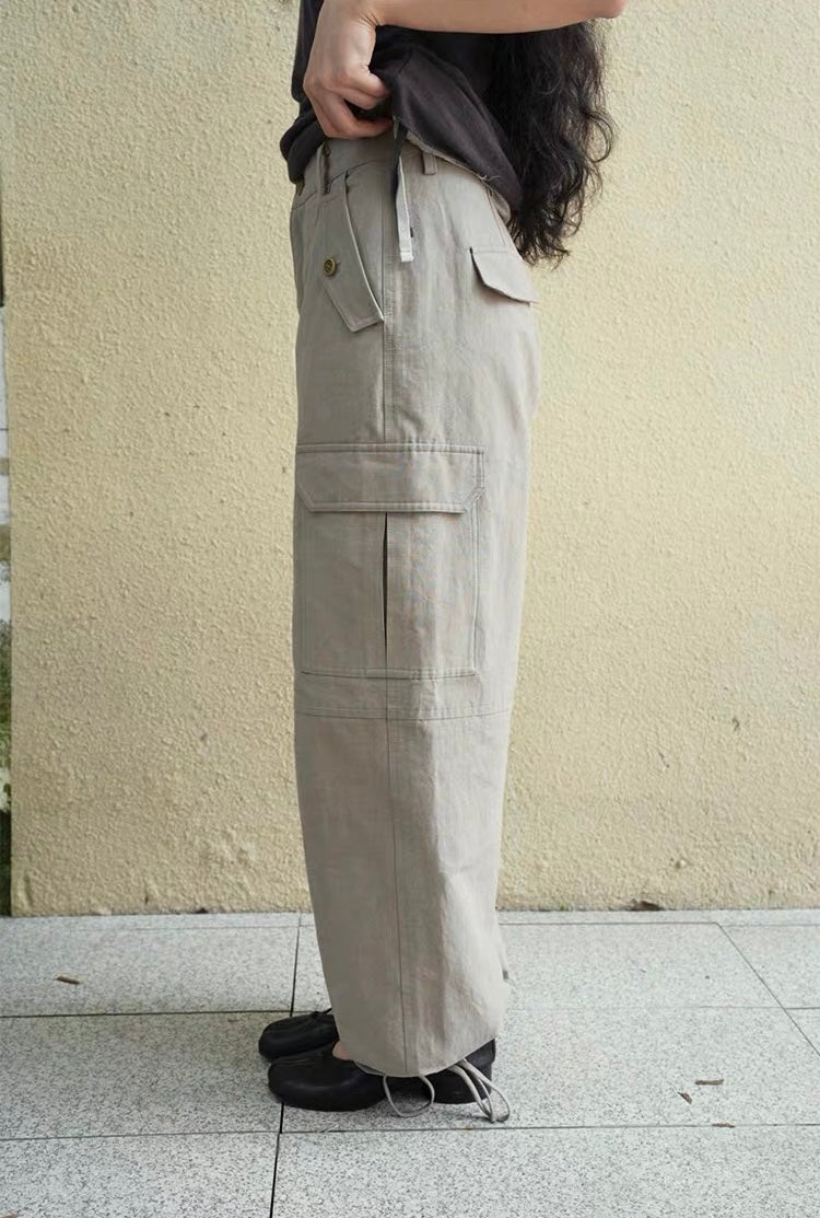 <Another i.> Drawstring Hem Cargo Pants