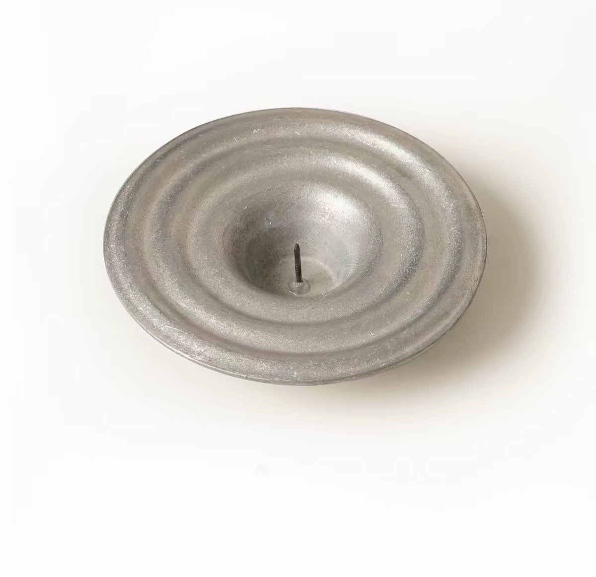 <URFF DECO> 波紋金属花器 一輪挿し 剣山付き 侘寂フラワーベース | Wabi-Sabi Ripple Flower Vase